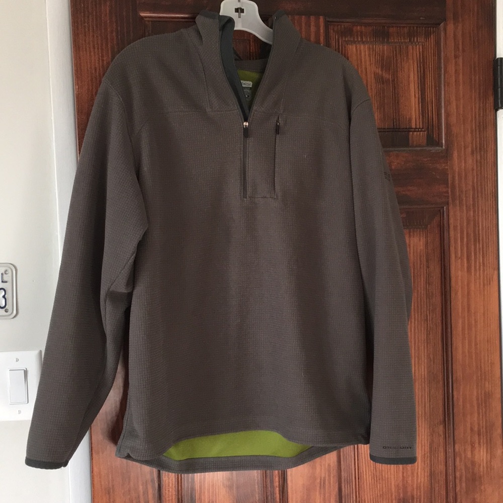 Msn’s green Columbia fleece 3/4 zip